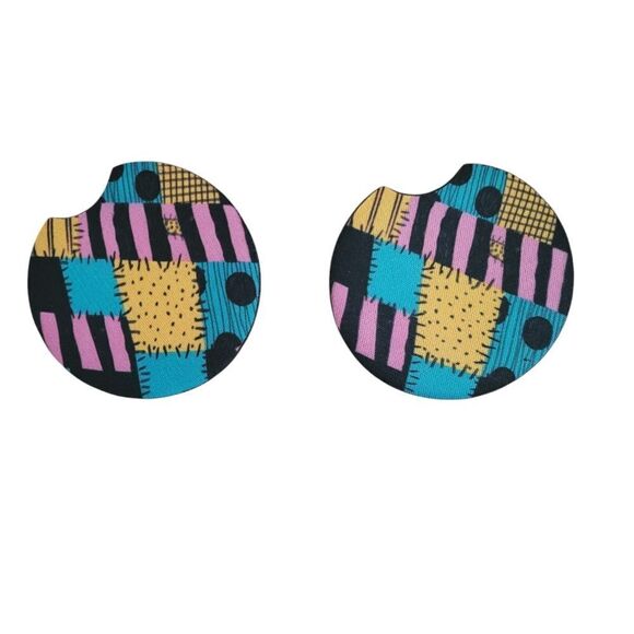 2 pcs Halloween Horror Car Cup Holder Coasters, Non Slip Car Accessories - Picture 1 of 2